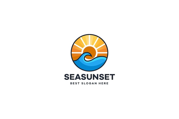 Sunset beach logo