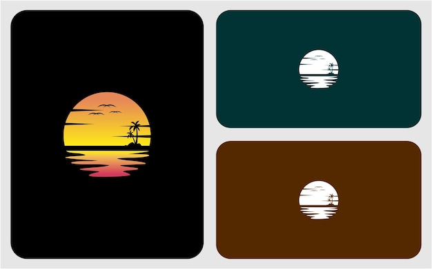 Sunset logo-ontwerp