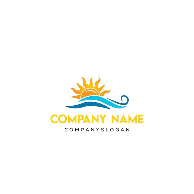 Premium Vector | Sunset logo