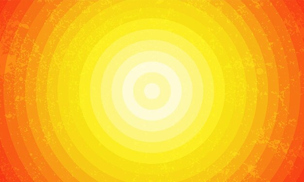 Sunset of summer art circle vintage background vector design