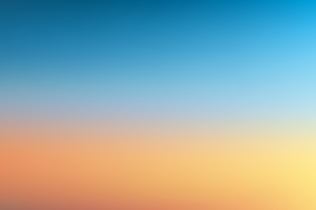 Vector sunset sunrise sky nature blurred background realistic illustration.