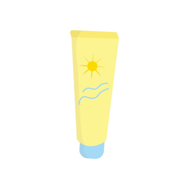 Vector suntan cream