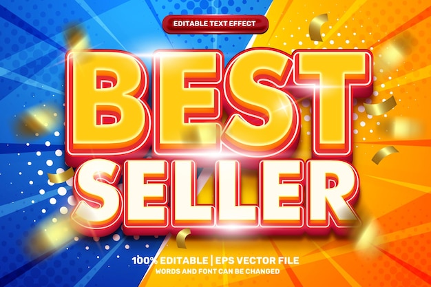 Super best seller editable text effect