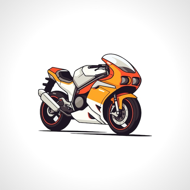 Super Bike Vector Illustration Heavy Bike Vector Bike Logo Design