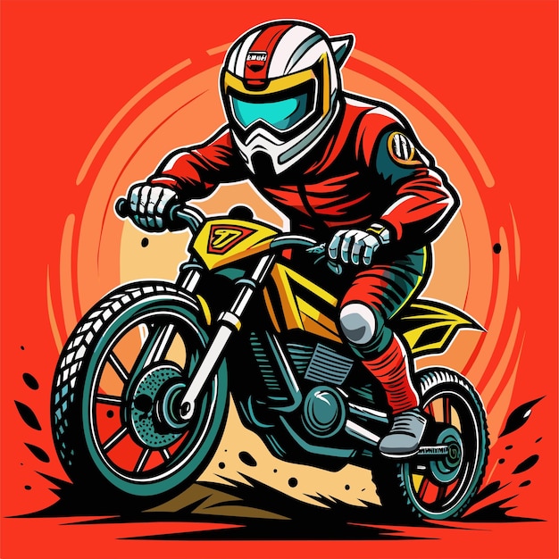 Super Bikers tshirt sticker desgin