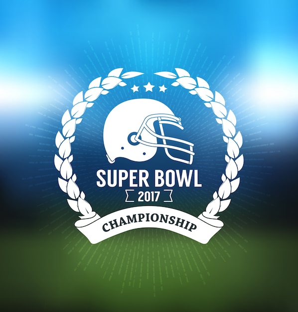 Super bowl championship logo sport