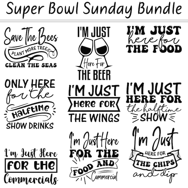 Super Bowl zondag bundel