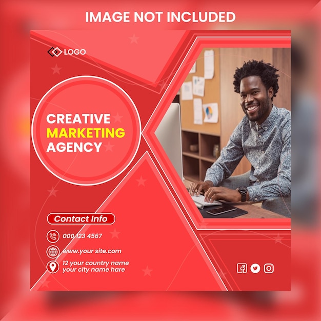 Super creative marketing agency template design