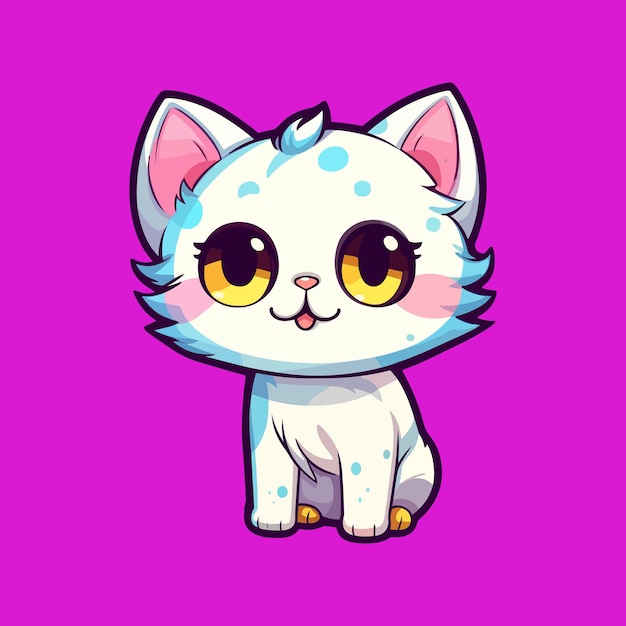 Super cute kawaii leetchi cat