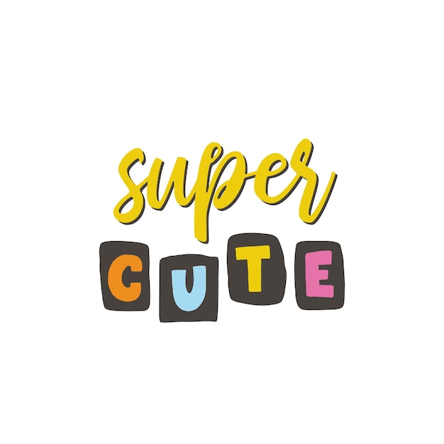 super cute. y2k funny cartoon vector illustration. 1990s, 1980s, 2000s style. bright colors