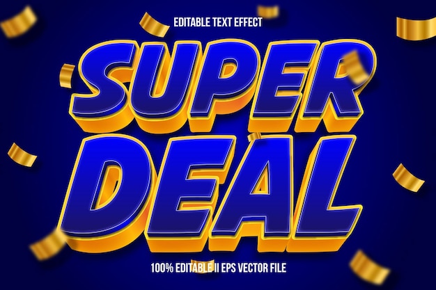 Super Deal Editable Text Effect 3d Emboss Gradient Style