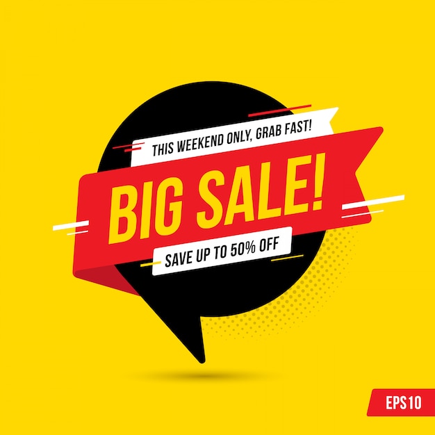 Super deal sale banner template design, Big sale special offer. end of season special offer banner. abstract promotion graphic element. 