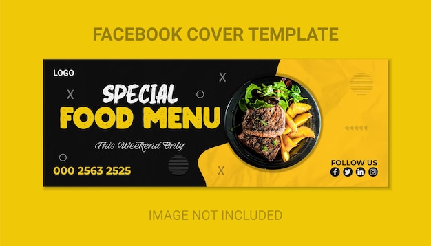 Super Delicious Food Menu Restaurant Social Media Template Premium Vector