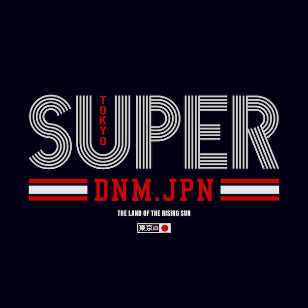 super denim t-shirt design