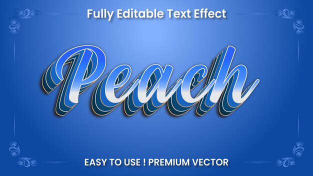 Super editable 3d text effect design