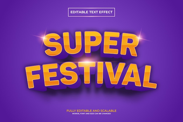 Super Festival Text Effect