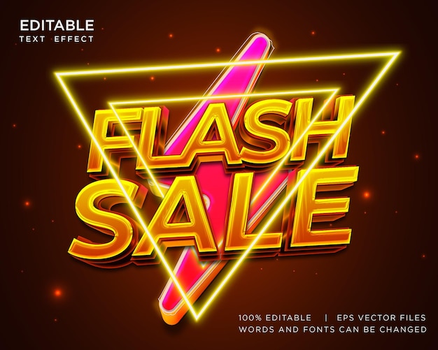 super flash verkoop teksteffect