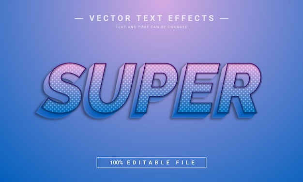 Super font effect