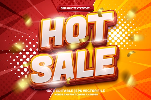 Super hot sale promo 3d bewerkbaar teksteffect