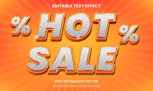 Super hot sale promo 3d editable text effect