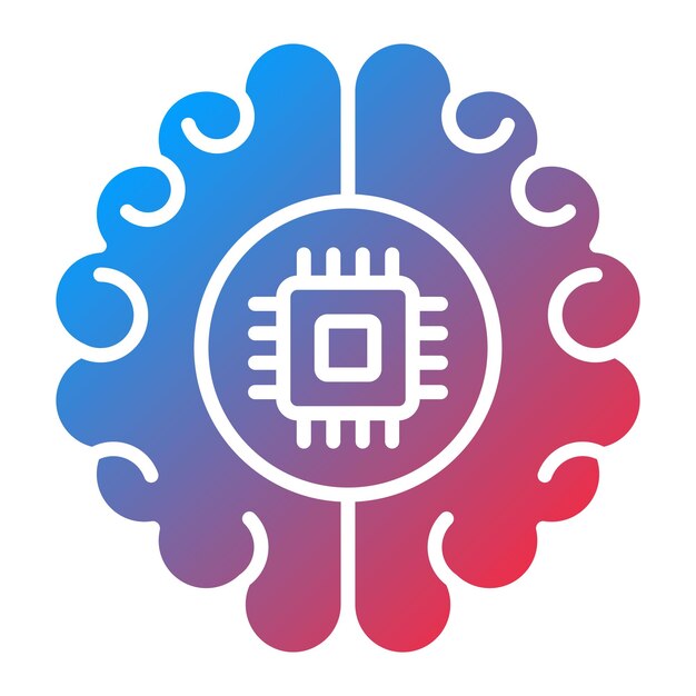 super intelligence icon vector image can be used for data analytics