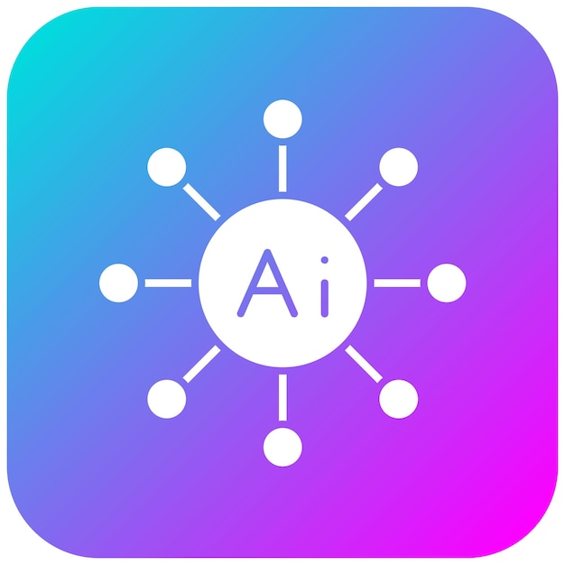 Super Intelligence vector icoon Kan worden gebruikt voor Data Analytics iconen