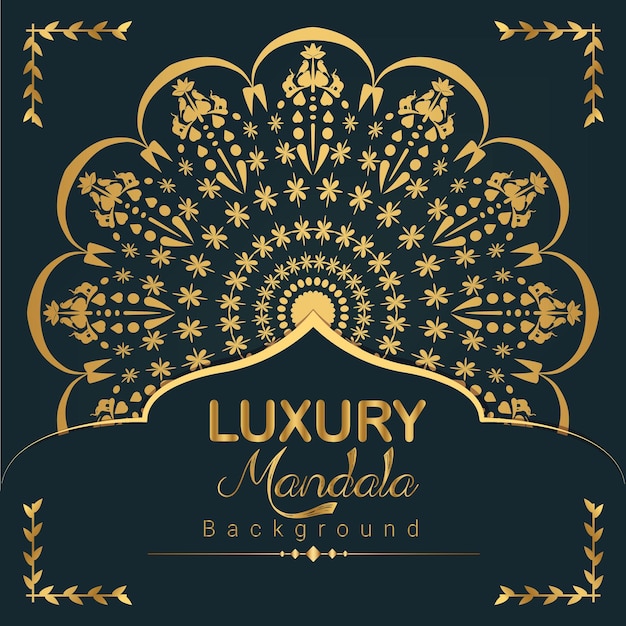 Super Luxury Mandala Background Template