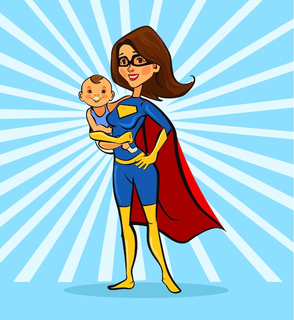 Super mom.   