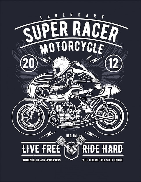 Super racer-motorfiets