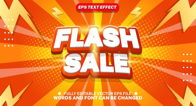 Super sale 3d editable text effect suitable for sales promotion
