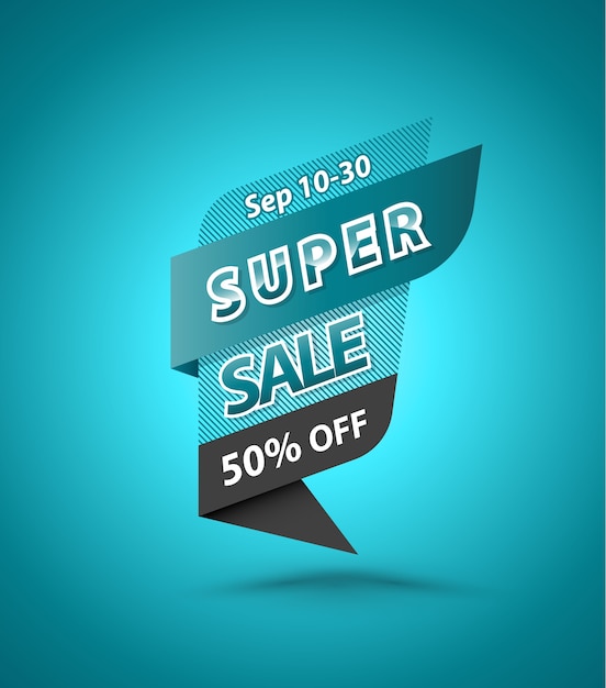 Super sale 50% di sconto