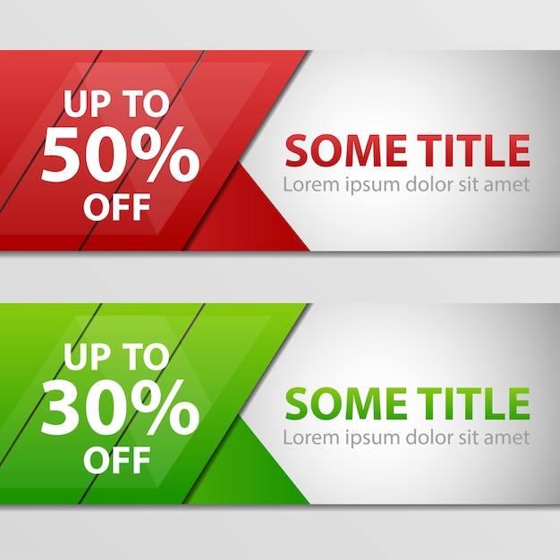 Super sale, banner, -50%, -30% off