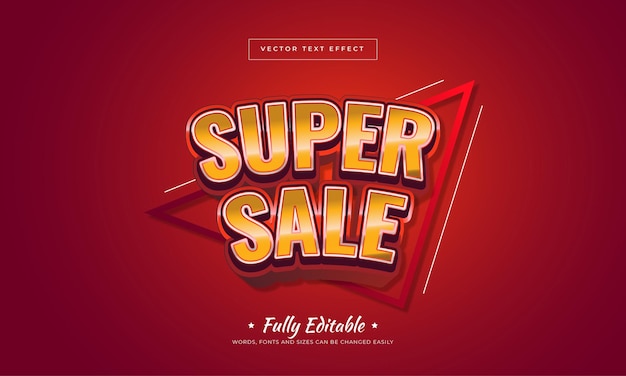 Super sale banner template design full editable