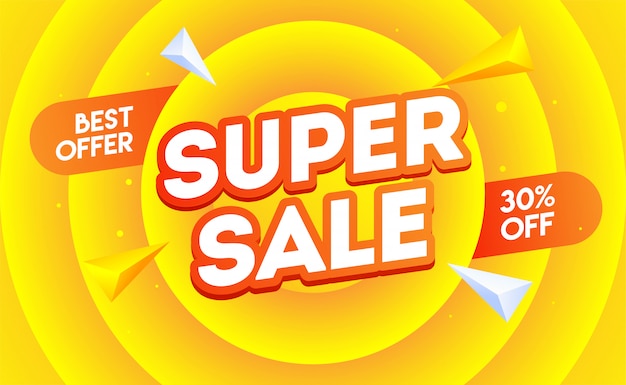 Super Sale Banner.