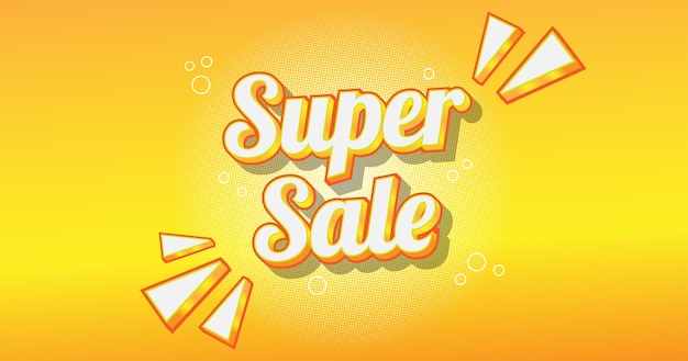 Super Sale Banner.