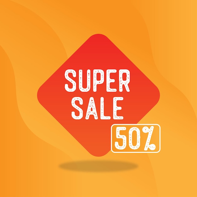 super sale banner