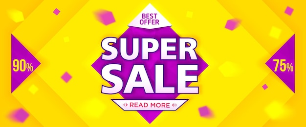 Super sale banner