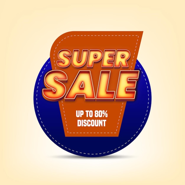 Super sale banner