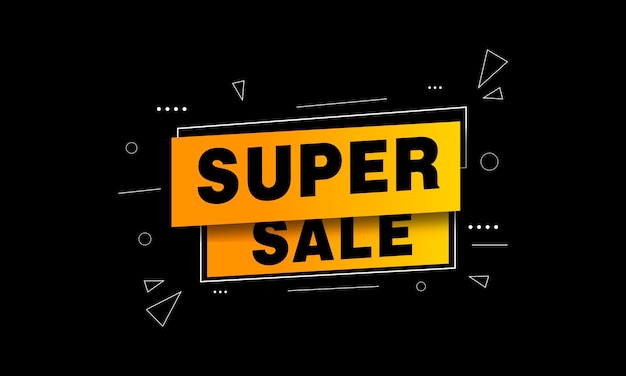 Super sale banner