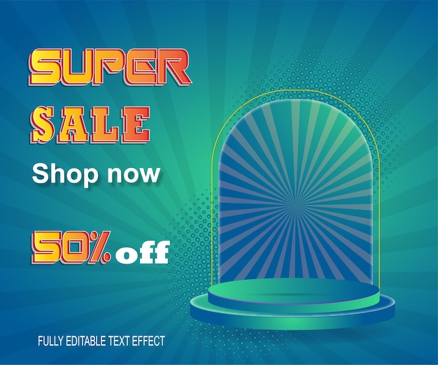 super sale banner