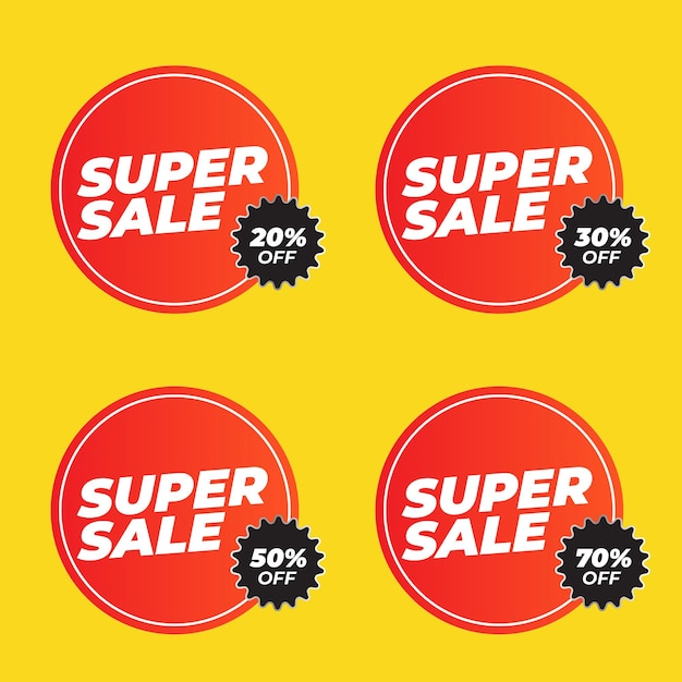 SUPER SALE LINGKARAN TEMPLATE