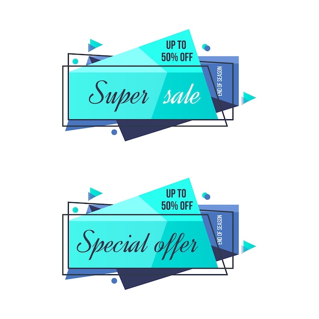 Super sale mega sale special offer discounts labels