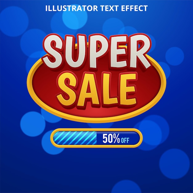 Super Sale modern Banner design template