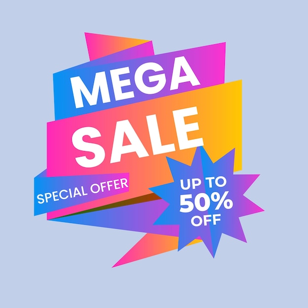 Super sale moderne banner design Beperkte tijd aanbod
