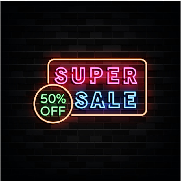 Super Sale Neon Signs