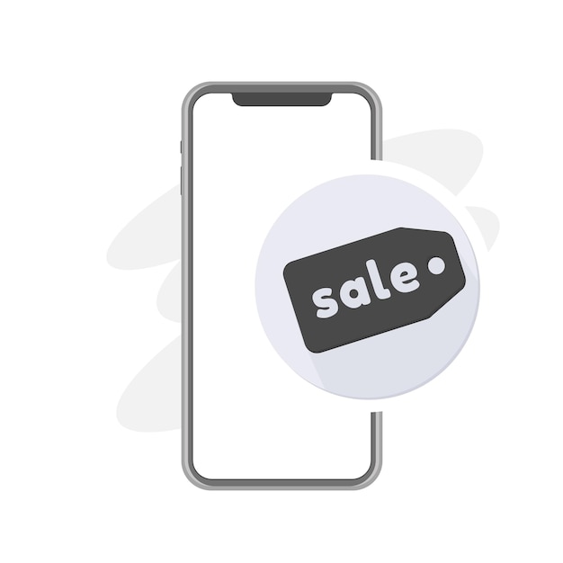 Super sale online shopping icons best price items iphone vector illustration