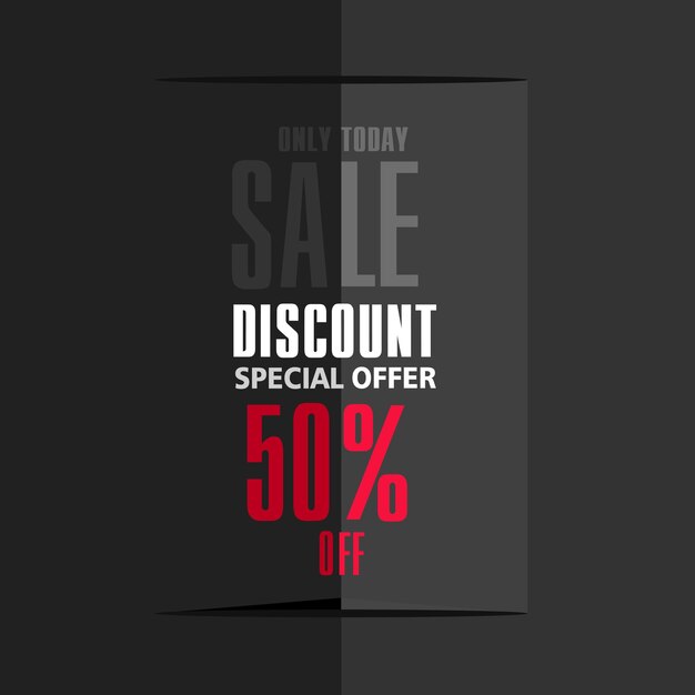 Super sale paper banner sale background big saleposter sale