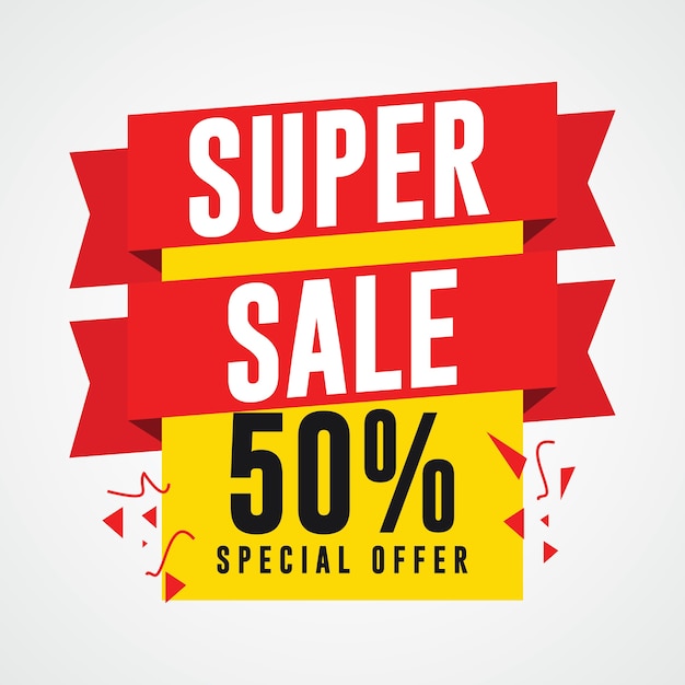 Vector super sale special offer background