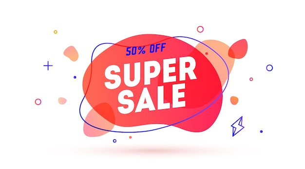 Super Sale speech bubble