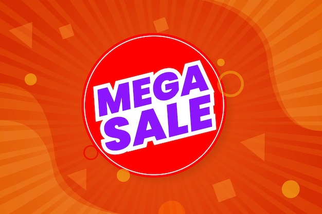 Super Sale Template and Mega Offer Discount